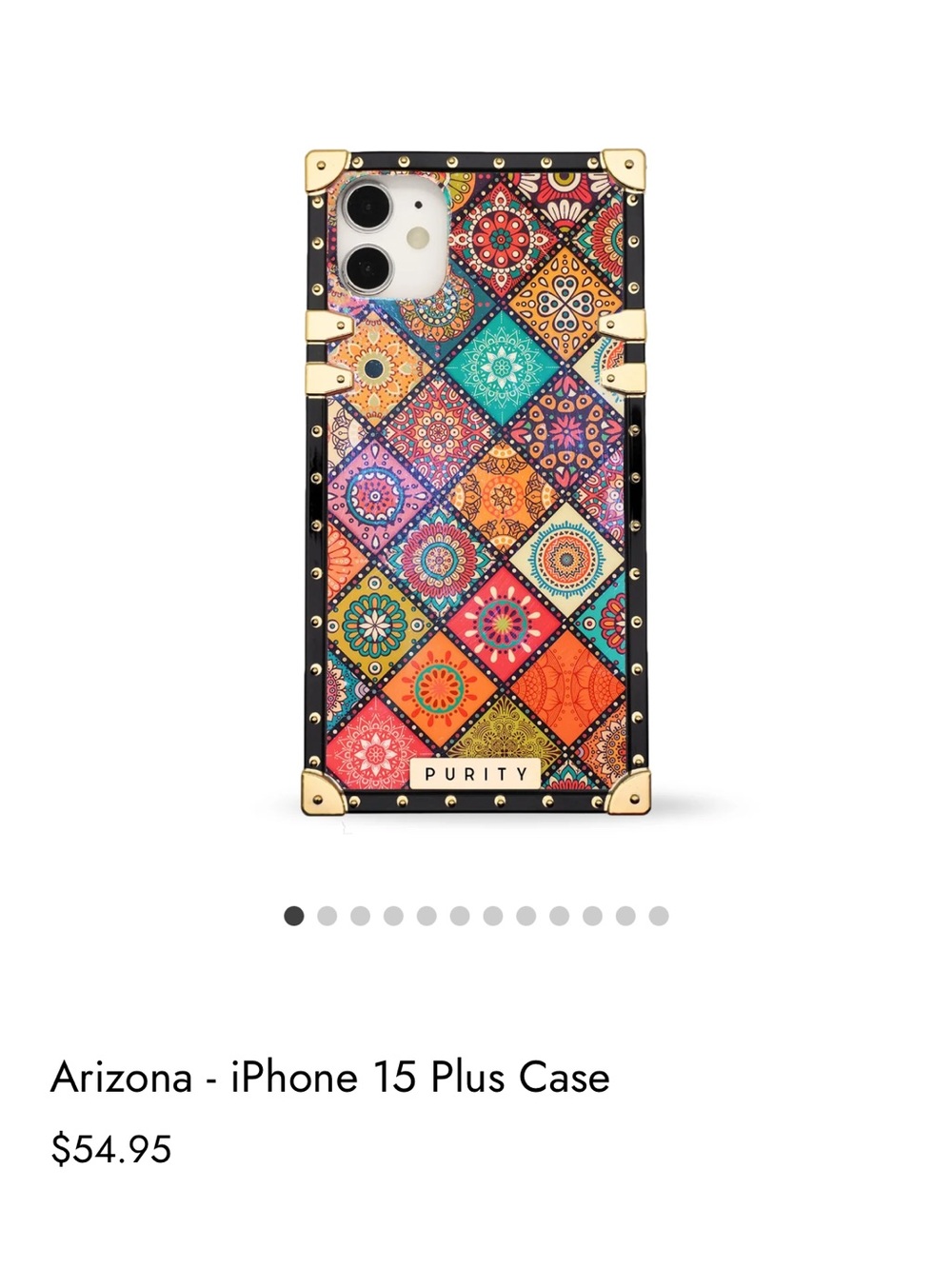 Arizona iPhone 15 Plus Case - Multicolor Patchwork